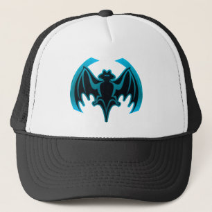 Bat Cyan Het museum Zazzle geschenken Trucker Pet