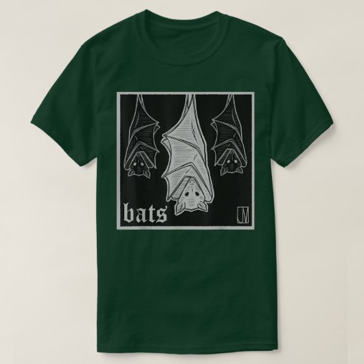 Bat Dark Halloween Fantasy Vampire 445 T-shirt (Design voorkant)