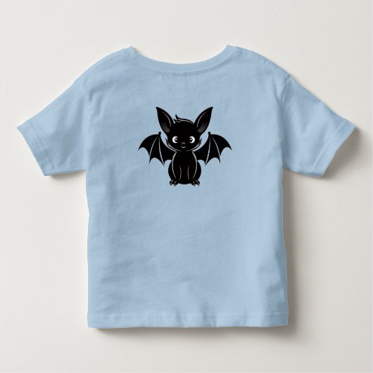 Bat de Halloween Kinder Shirts (Achterkant)