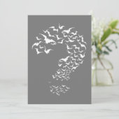 Bat de Riddler white Classic Kaart (Staand voorkant)