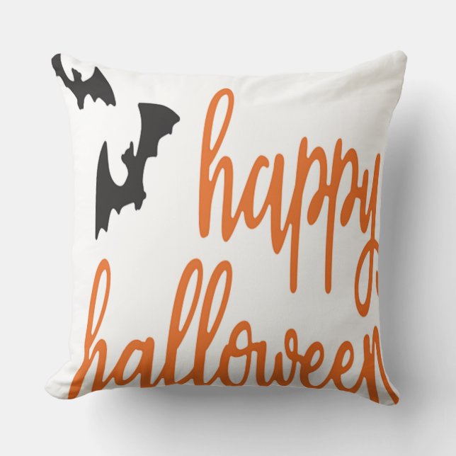 Bat_Decoratie_Halloween Kussen (Voorkant)