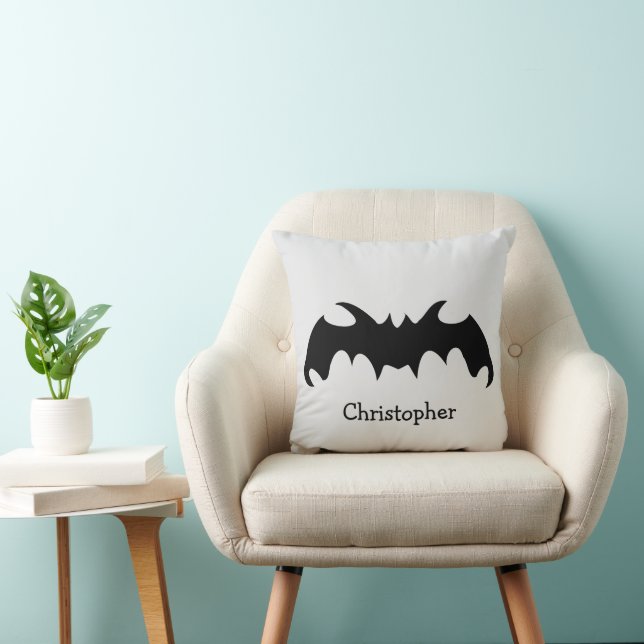 Bat Design Personalised Kussen (Stoel)