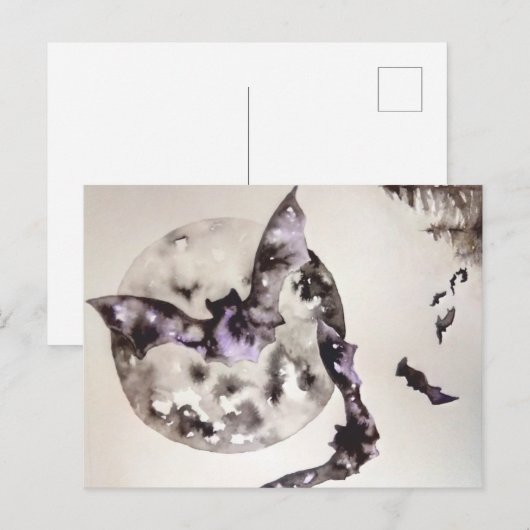 Bat Dreams 2 Briefkaart (Voorkant / Achterkant)