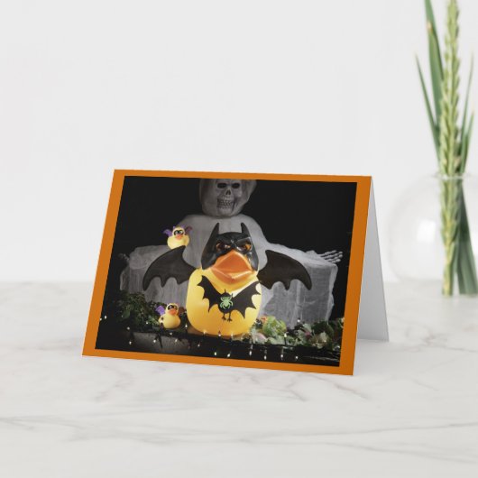 Bat Duckies beschermen en verdedigen Kaart (Voorkant)