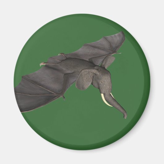 Bat Elephant Hybrid Magneet (Voorkant)