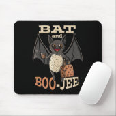 Bat en Boo-jee Boujee Halloween kostuum truc of Muismat (Met muis)