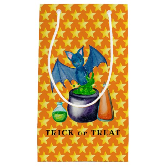 Bat en bubbelen Culdron Gift Bag Klein Cadeauzakje (Voorkant)