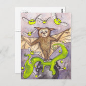 Bat- en Cauldron-Briefkaart Briefkaart (Voorkant / Achterkant)