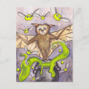 Bat- en Cauldron-Briefkaart Briefkaart