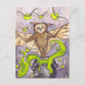 Bat- en Cauldron-Briefkaart Briefkaart (Voorkant)