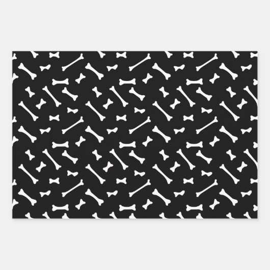 Bat en Ghost Halloween Patroon Inpakpapier Vel (Voorkant 2)