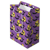 Bat en Moon Gift Bag Medium Cadeauzakje (Achterkant Gekanteld)