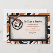 Bat en Wacky Halloween Print Kaart (Achterkant)