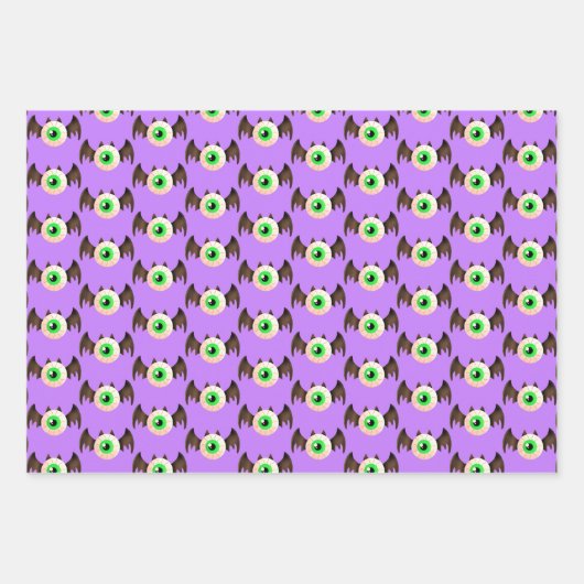 Bat Eyeball Inpakpapier Vel (Voorkant 3)