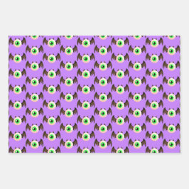 Bat Eyeball Inpakpapier Vel