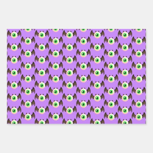 Bat Eyeball Inpakpapier Vel (Voorkant)
