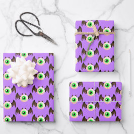 Bat Eyeball Inpakpapier Vel