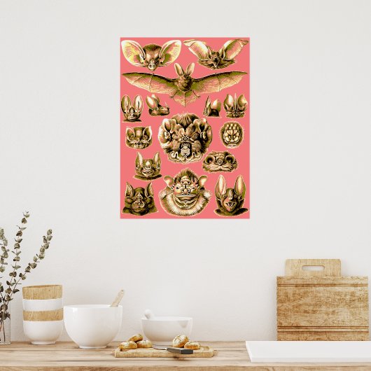 Bat Face Poster (Keuken)