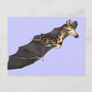 Bat Giraffe Hybride Briefkaart