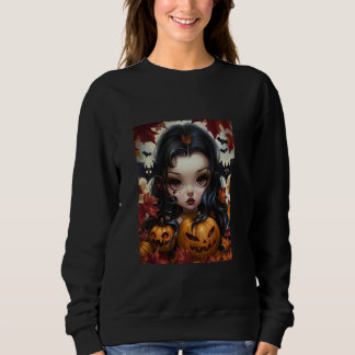 Bat Girl Halloween Pumpkin Shirt