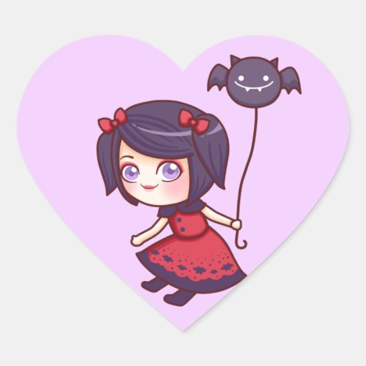 Bat Girl Sticker (Voorkant)