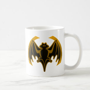 Bat Gold Het museum Zazzle Gifts Koffiemok