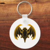 Bat Gold Het museum Zazzle Gifts Sleutelhanger (Voorkant)