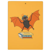 Bat Granny Book Lover Klembord (Achterkant)