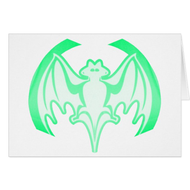Bat Green Inv Het MUSEUM Zazzle Gifts (Voorkant Horizontaal)