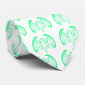 Bat Green Inv Het MUSEUM Zazzle Gifts Stropdas (Opgerold)