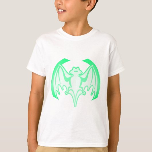 Bat Green Inv Het MUSEUM Zazzle Gifts T-shirt (Voorkant)