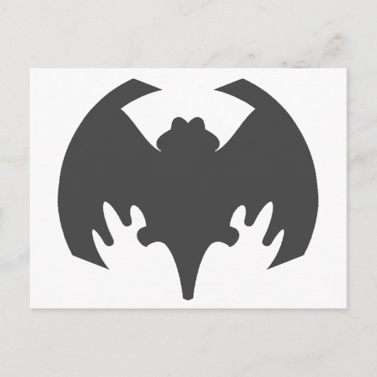 Bat Grey Het museum Zazzle geschenken Briefkaart (Voorkant)