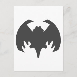 Bat Grey Het museum Zazzle geschenken Briefkaart