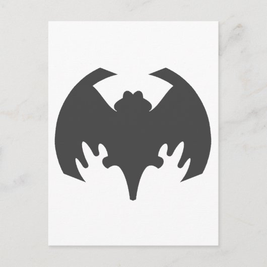 Bat Grey Het museum Zazzle geschenken Briefkaart (Voorkant)