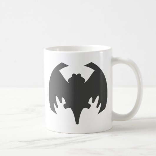 Bat Grey Het museum Zazzle geschenken Koffiemok (Rechts)