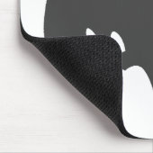 Bat Grey Het museum Zazzle geschenken Muismat (Hoek)
