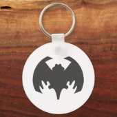 Bat Grey Het museum Zazzle geschenken Sleutelhanger (Voorkant)