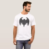 Bat Grey Het museum Zazzle geschenken T-shirt (Voorkant volledig)