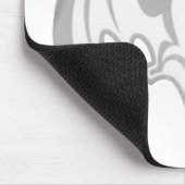 Bat Grey Inv Het MUSEUM Zazzle Gifts Muismat (Hoek)