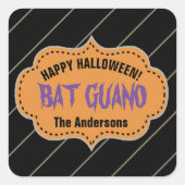 Bat Guano ID220 Vierkante Sticker (Voorkant)