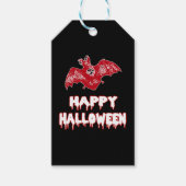 Bat Halloween Bat Kostuums Cadeaulabel (Voorkant)