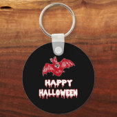 Bat Halloween Bat Kostuums Sleutelhanger (Voorkant)