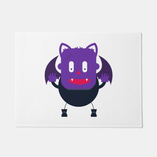 Bat halloween deurmat (Voorkant)