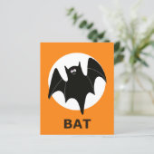 BAT Halloween Flashcard (Staand voorkant)