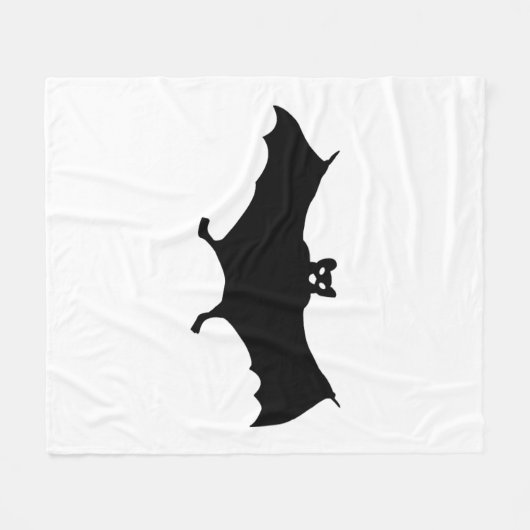 Bat Halloween Fleece Deken (Voorkant (Horizontaal))