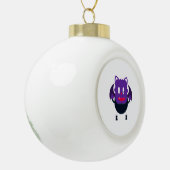 Bat halloween keramische bal ornament (Links)