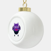 Bat halloween keramische bal ornament (Rechts)