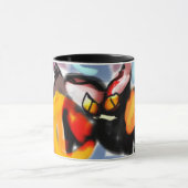 Bat Halloween mistig Mok (Midden)