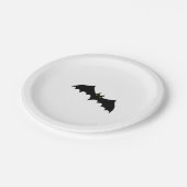 Bat halloween papieren bordje (Gekanteld)
