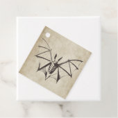  Bat Halloween Party Bedankjes Labels (In situ)